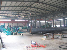 無(wú)縫鋼管加工車(chē)間